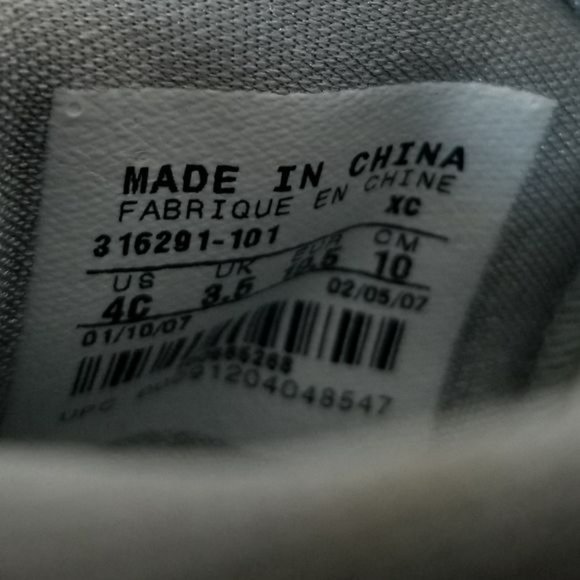 Nike Jordan B Loyal Low White Baby Shoes Size 4C - Picture 11 of 12